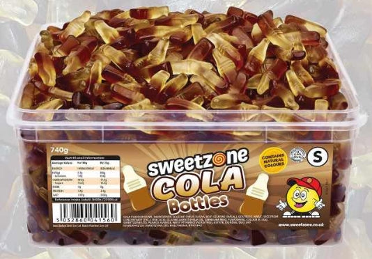 Sweetzone Cola Bottles Tub