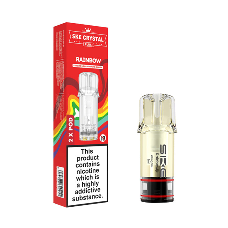 SKE Crystal Plus Prefilled Pods 2 Pack (RAINBOW)