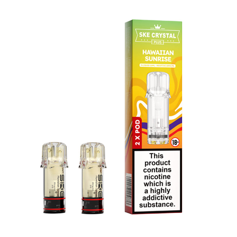 SKE Crystal Plus Prefilled Pods 2 Pack (HAWAIIAN SUNRISE)