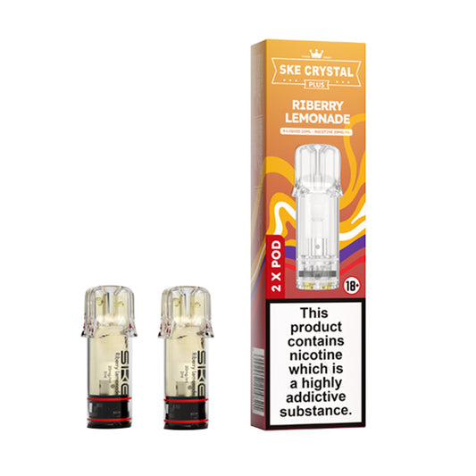 SKE Crystal Plus Prefilled Pods 2 Pack (RIBERRY LEMONADE)