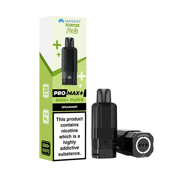 Hayati Pro Max+ 6K Prefilled Replacement Pods Spearmint