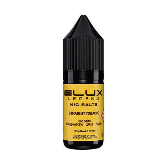 Elux Legend Nic Salt 10mg (STRAIGHT TOBACCO)
