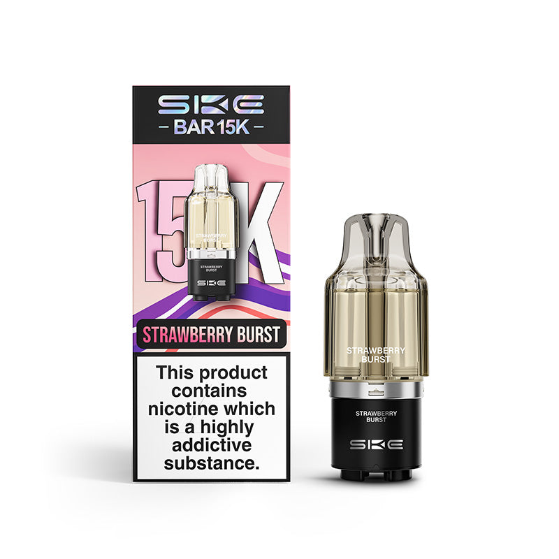 SKE Bar 15K Prefilled Pods (STRAWBERRY BURST)