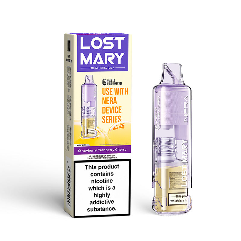 Lost Mary Nera 15K Pureview 20mg Prefilled Pod (STRAWBERRY CRANBERRY CHERRY)