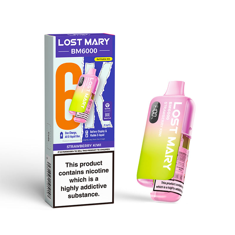Lost Mary BM6000 Refillable Kit (STRAWBERRY KIWI)