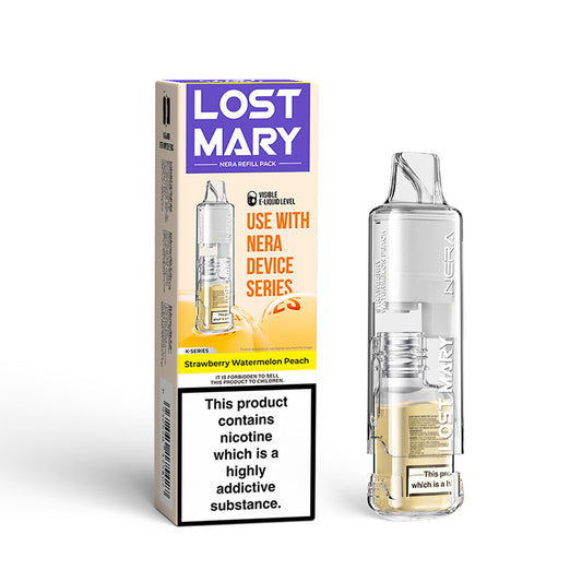Lost Mary Nera 15K Pureview 20mg Prefilled Pod (STRAWBERRY WATERMELON PEACH)