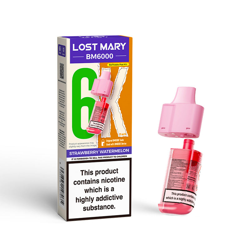 Lost Mary BM6000 Replaceable Pod (STRAWBERRY WATERMELON)