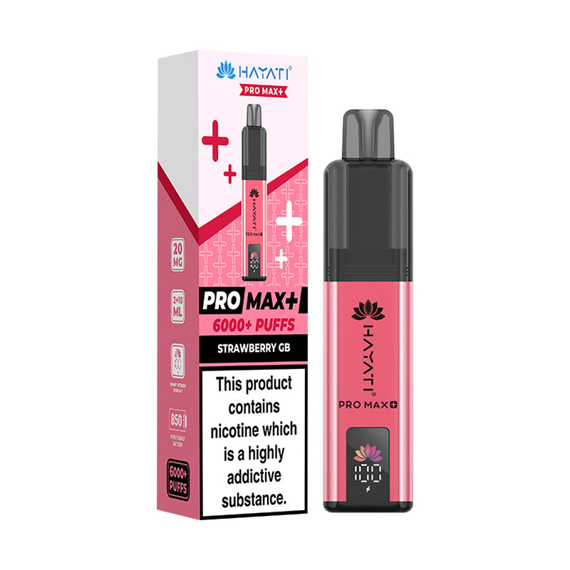 Hayati Pro Max+ 6K Prefilled Pod Kit Starwberry GB