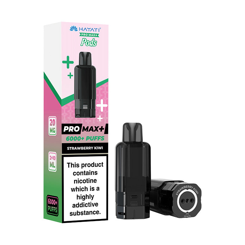 Hayati Pro Max+ 6K Prefilled Replacement Pods Strawberry Kiwi