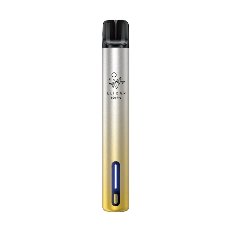 Elf Bar 600 Pro Prefilled Pod Kit (AURORA GOLD- STRAWBERRY RASPBERRY CHERRY ICE)