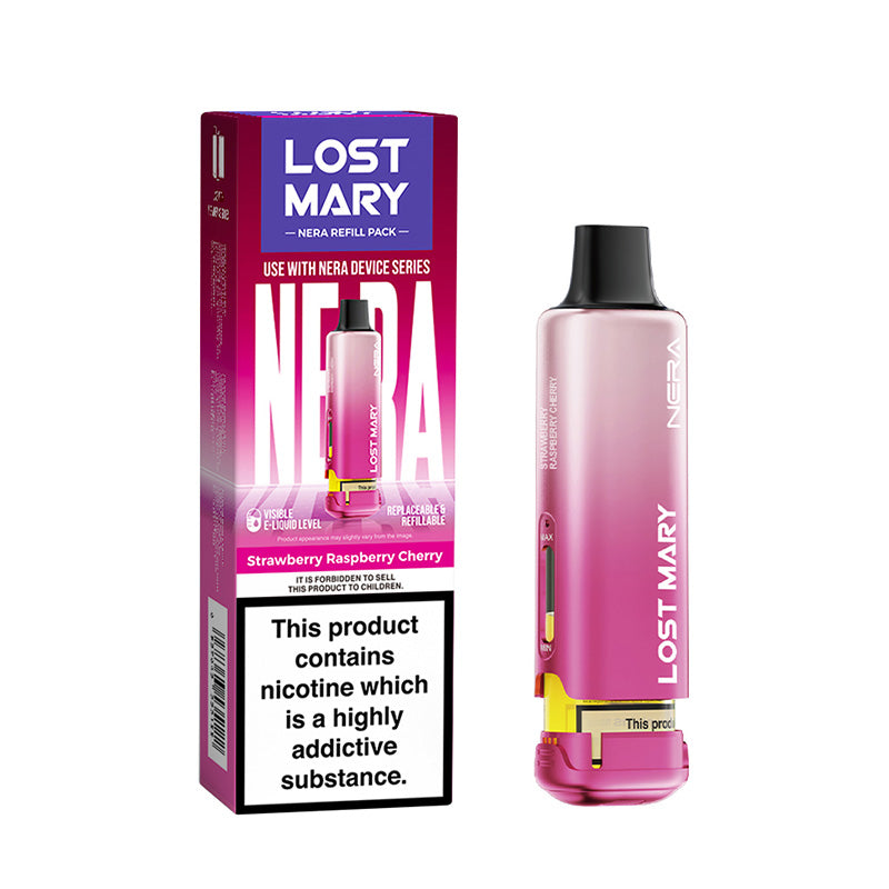 Lost Mary Nera 15K 20mg Prefilled Pod (STRAWBERRY RASPBERRY CHERRY)