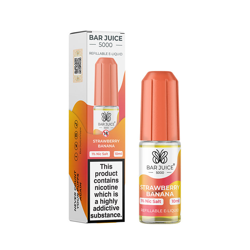Bar Juice 5000 Nic Salt 10mg Strawberry Banana