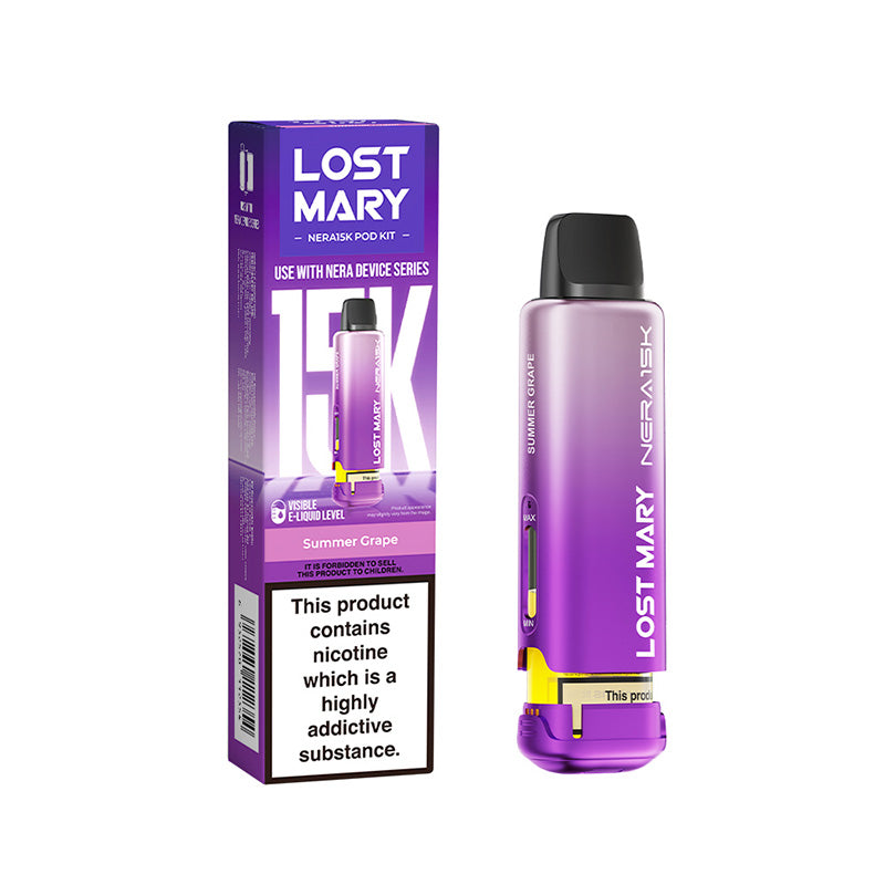 Lost Mary Nera 15K 20mg Prefilled Pod (SUMMER GRAPE)