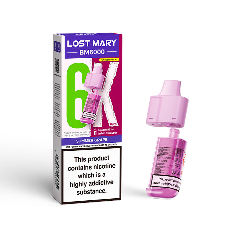 Lost Mary BM6000 Replaceable Pod (SUMMER GRAPE)