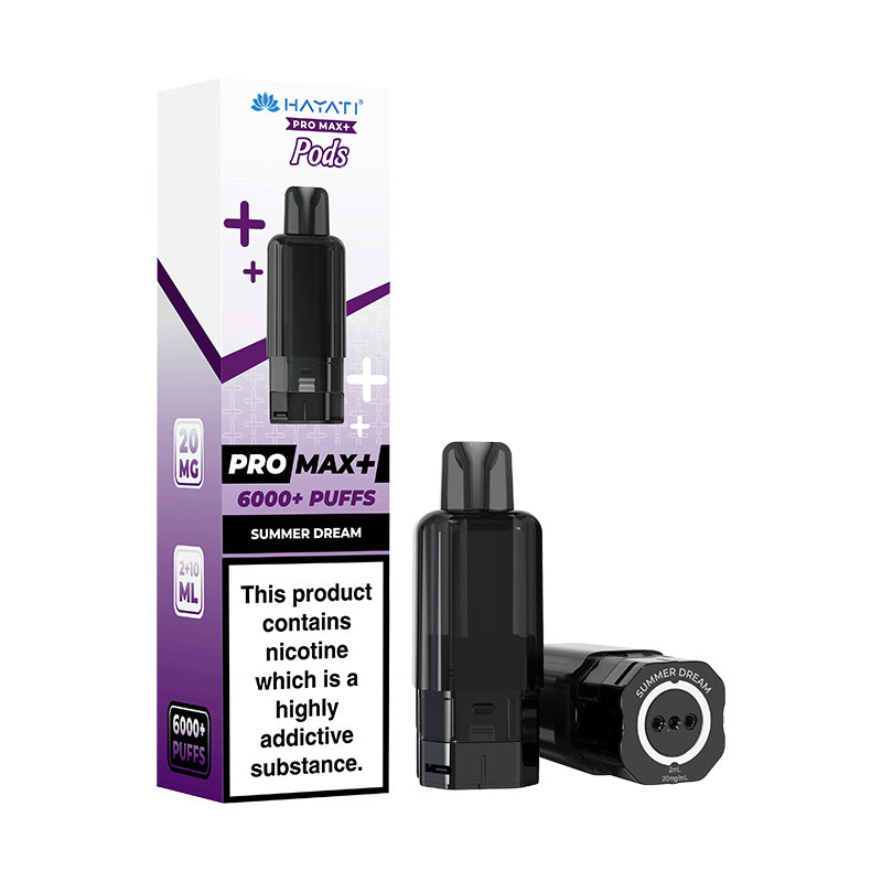 Hayati Pro Max+ 6K Prefilled Replacement Pods Summer Dream