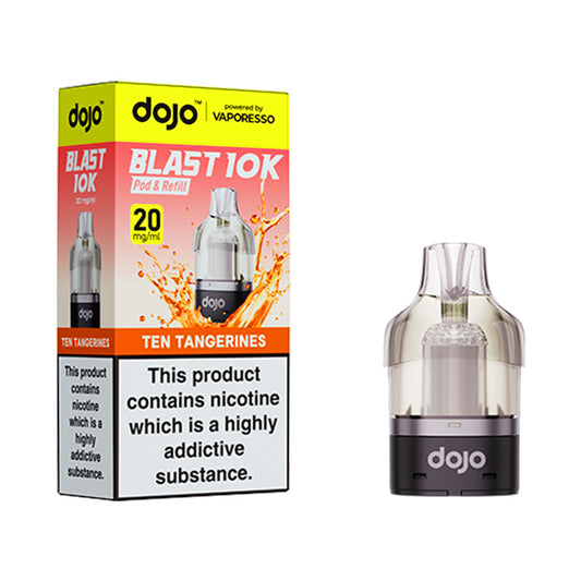 Dojo Blast 10K Prefilled Pods (TEN TANGERINES)