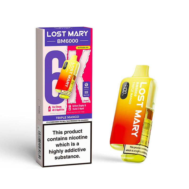Lost Mary BM6000 Refillable Kit (TRIPLE MANGO)