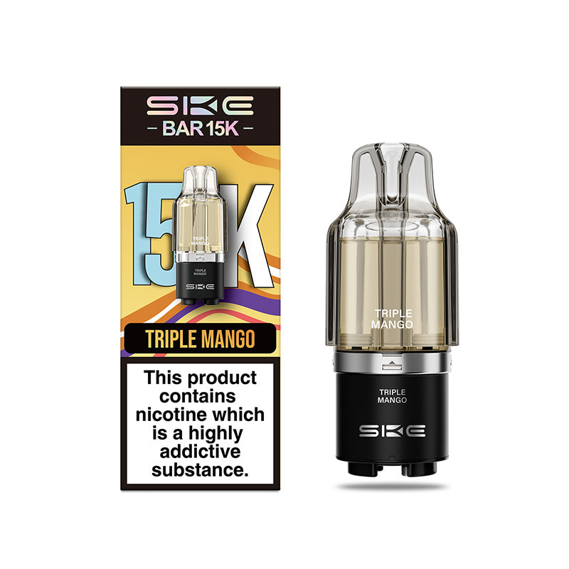 SKE Bar 15K Prefilled Pods (TRIPLE MANGO)