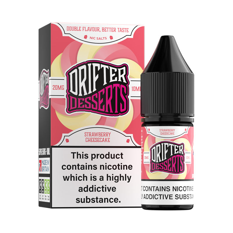 Drifter Desserts Nic Salts 20mg (Strawberry Cheesecake)