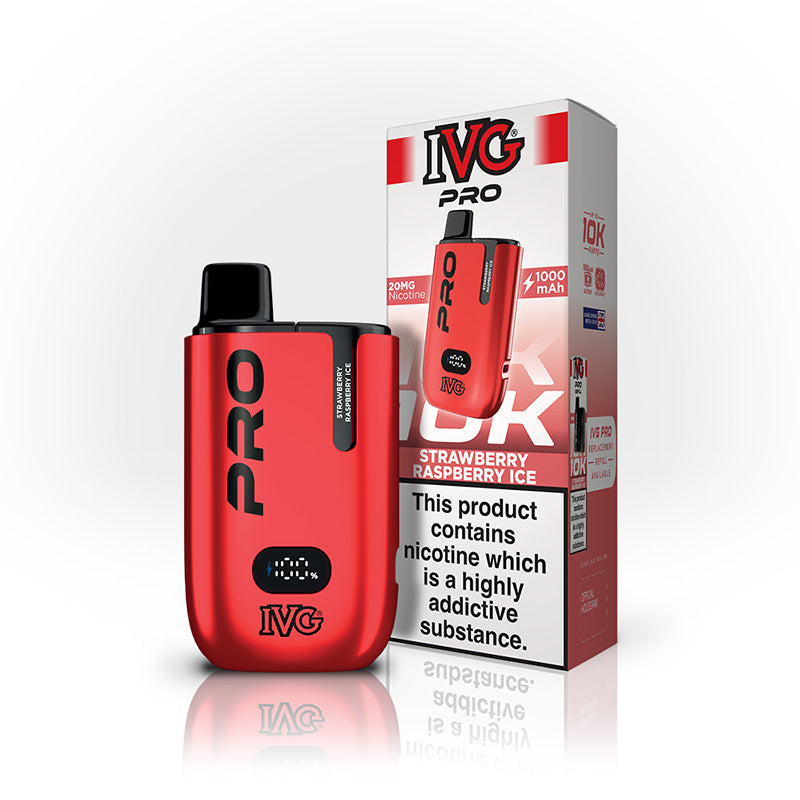 IVG Pro 20mg Prefilled Pod Kit (STRAWBERRY RASPBERRY ICE)