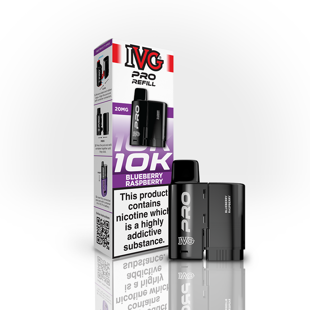 IVG Pro 12 20mg Prefilled Pod Blueberry Raspberry