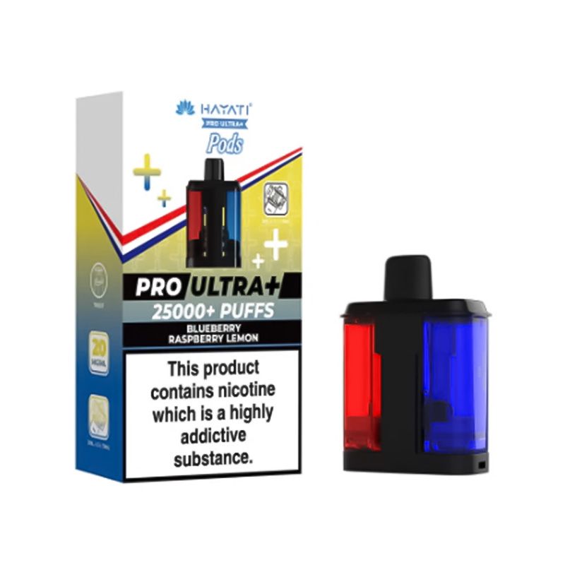 Hayati Pro Ultra+ 25K Prefilled Pods Blueberry Raspberry Lemon