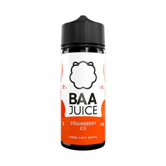 Baa Juice 100ml Shortfill (STRAWBERRY ICE)
