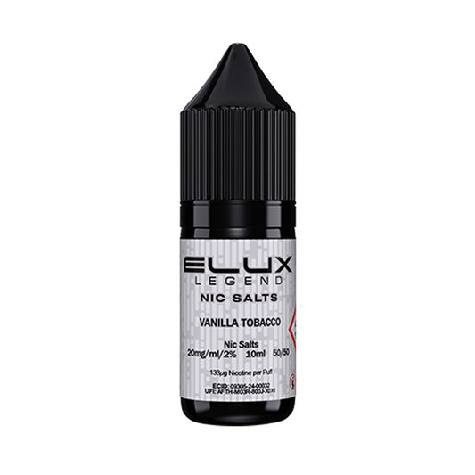 Elux Legend Nic Salt 20mg (VANILLA TOBACCO)