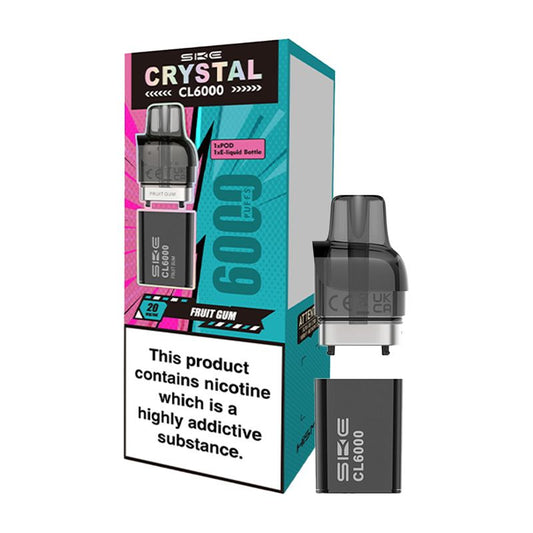 SKE Crystal CL6000 Prefilled Pods (FRUIT GUM)