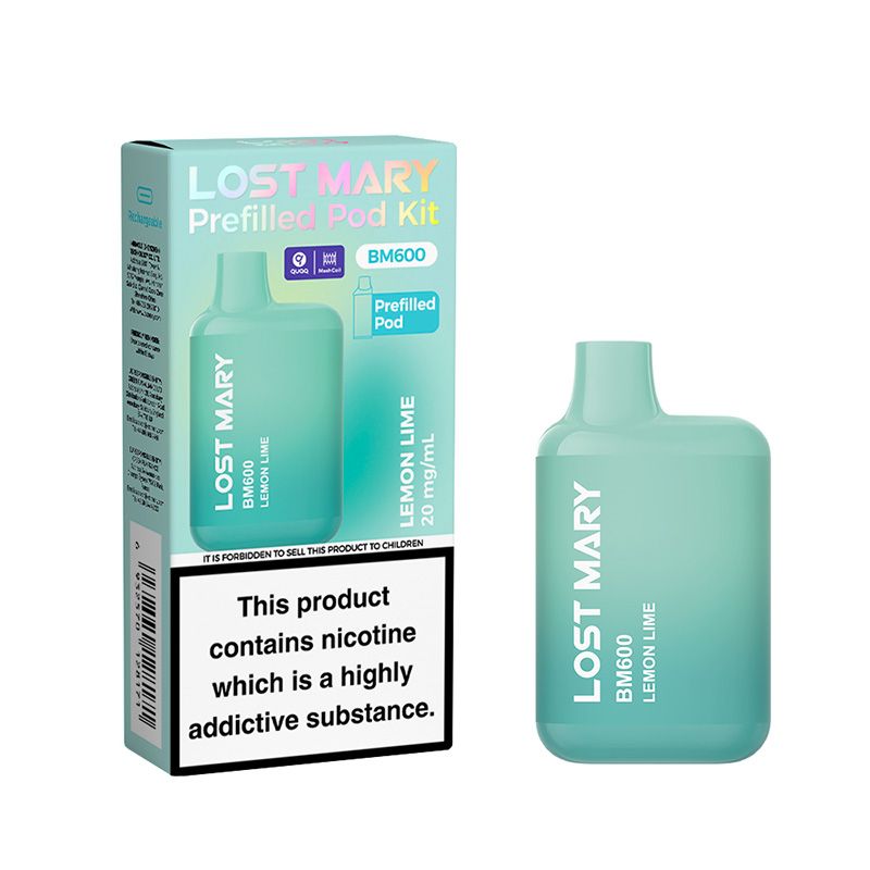 Lost Mary BM600 Prefilled Pod Kit (LEMON LIME)
