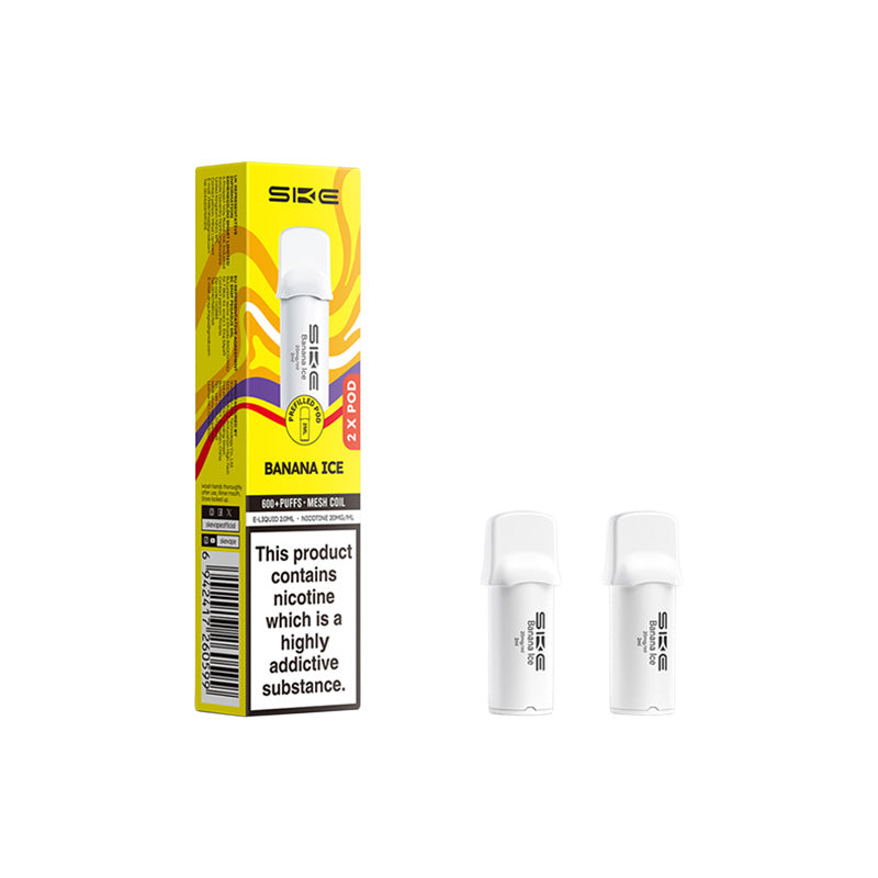 SKE 600 Pro Prefilled Pods 2 Pack (BANANA ICE)
