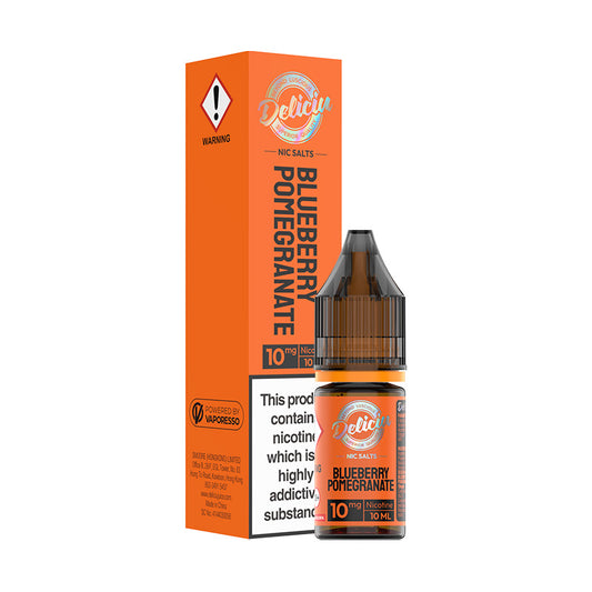 Deliciu 2 20mg Nic Salt (BLUEBERRY POMEGRANATE)