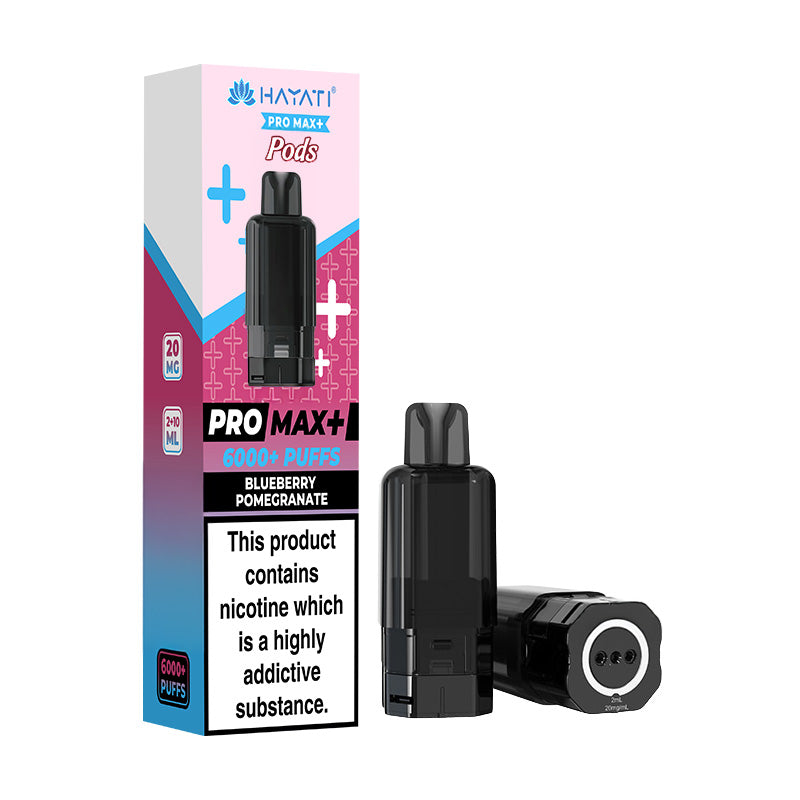 Hayati Pro Max+ 6K Prefilled Replacement Pods Blueberry Pomegranate