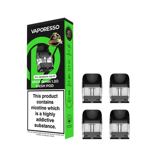 XROS Corex 3.0 Pods 4 Pack (1.2 OHM)