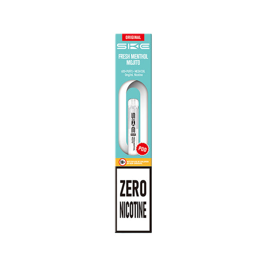 SKE Bar 600 Prefilled Pod 0mg (FRESH MENTHOL MOJITO)