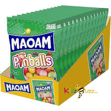 MAOAM Pinballs Fruit & Cola Flavour Chewy Sweets Sharing Bag 140g