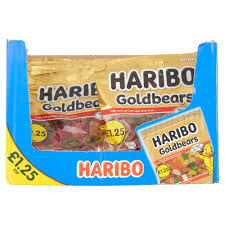 HARIBO Goldbears Jelly Fruit Flavour Sweets Sharing Bag 140g