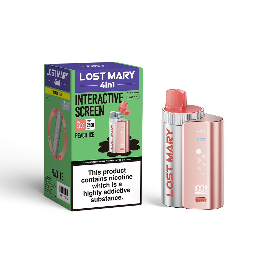 Lost Mary 4-in-1 Pod Kit (PEACH ICE)