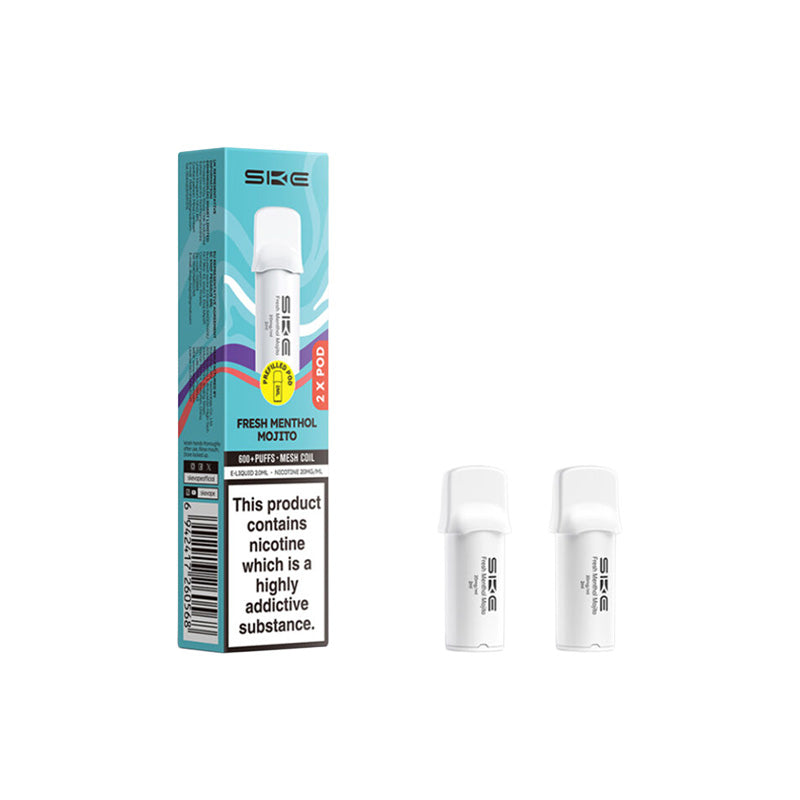 SKE 600 Pro Prefilled Pods 2 Pack (FRESH MENTHOL MOJITO)