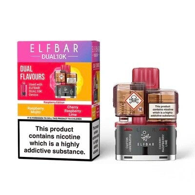 Elf Bar Dual 10K Prefilled Pod (RASPBERRY EDITION)