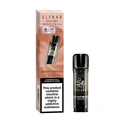 ELFA Pro Vape Pods (CREAM TOBACCO)