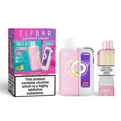 Elf Bar JoinOne15 Classic Prefilled Pod Kit (PINK LEMONADE)