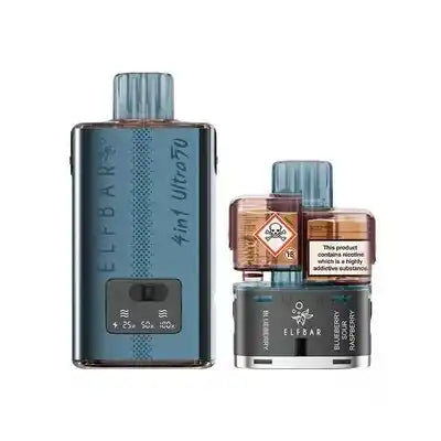 ELFBAR 4 in 1 Ultra50 Prefilled Pod Kit (BLUEBERRY EDITION)