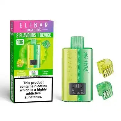 Elf Bar Dual 10K Legal Big Puff Device Lemon Edition