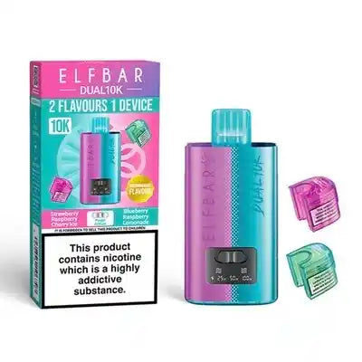 Elf Bar Dual 10K Legal Big Puff Device Purple Edition