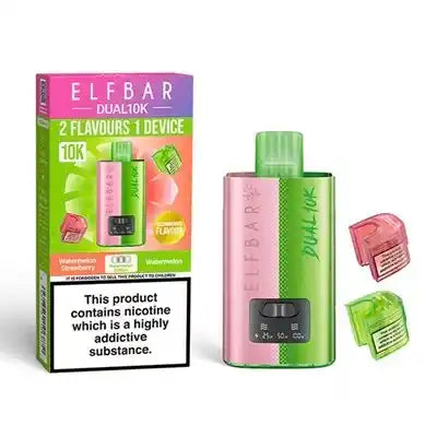 Elf Bar Dual 10K Legal Big Puff Device Watermelon Edition