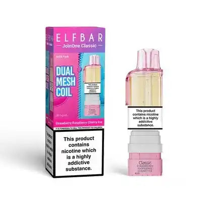 Elf Bar JoinOne15 Classic Prefilled Pods (STRAWBERRY RASPBERRY CHERRY ICE)