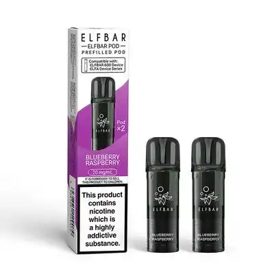 Elf Bar 600 Prefilled Pods 2 Pack Blueberry Raspberry
