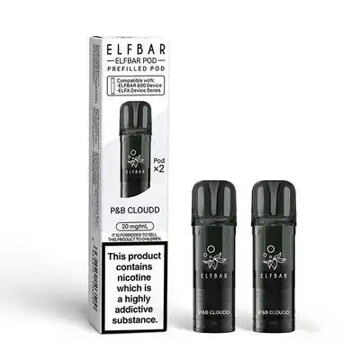 Elf Bar 600 Prefilled Pods 2 Pack P&B Cloudd