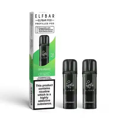 Elf Bar 600 Prefilled Pods 2 Pack Spearmint